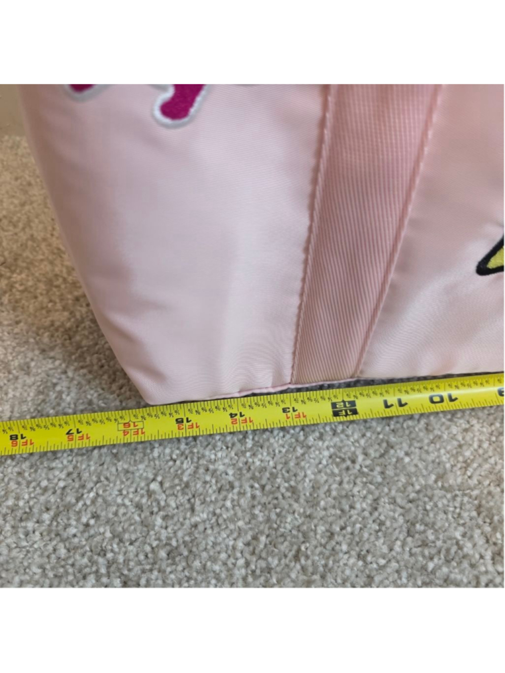 Women's Marc Jacobs Pink Travel Bag with Patches NWOT - Picture 2 of 9